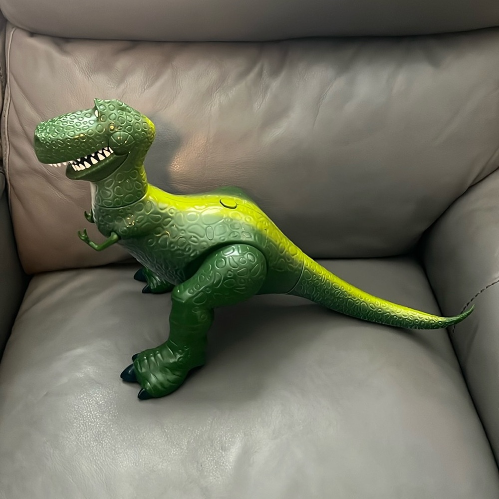 Rex dinosaur toy from Toy Story